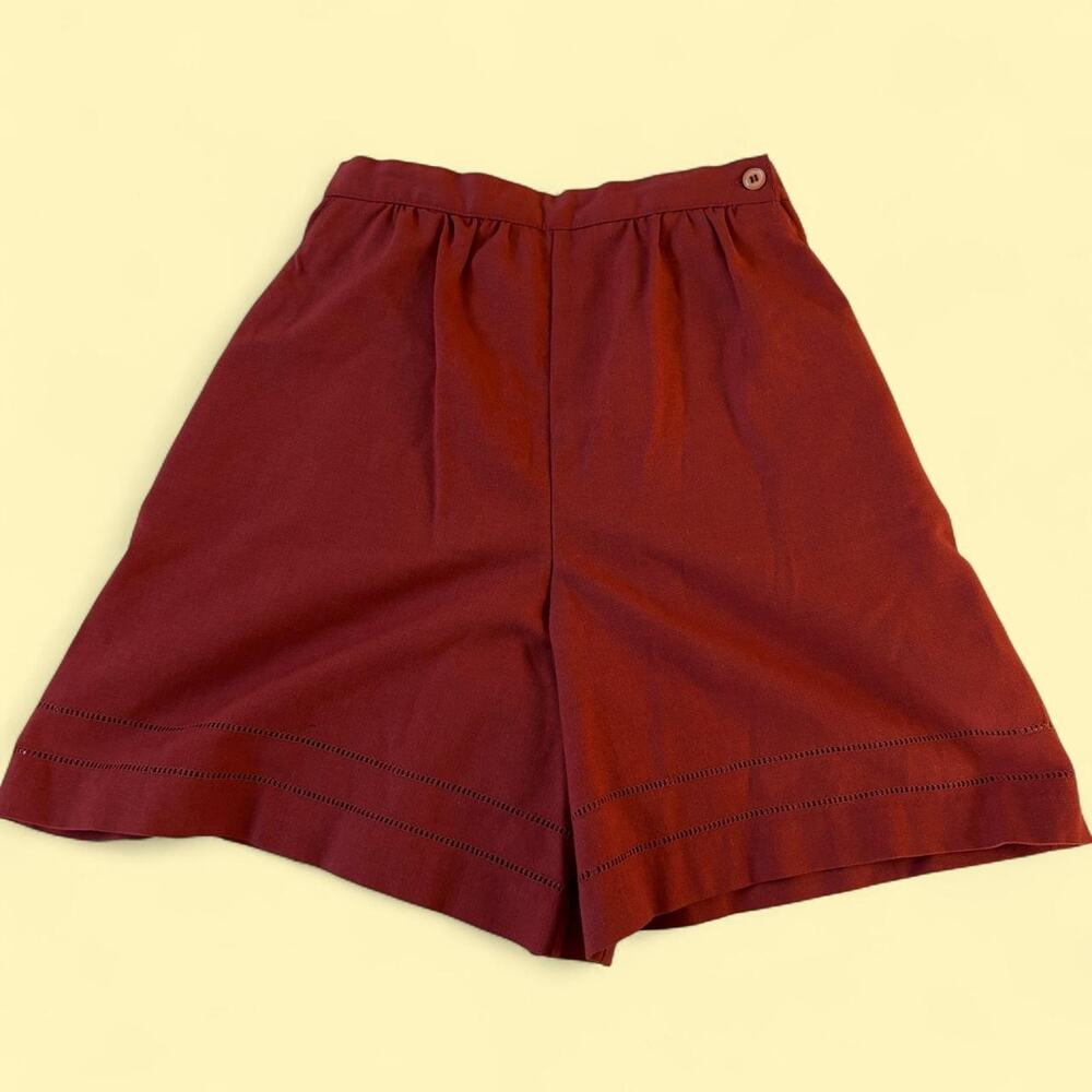 Vintage 90's High Waist Red Shorts